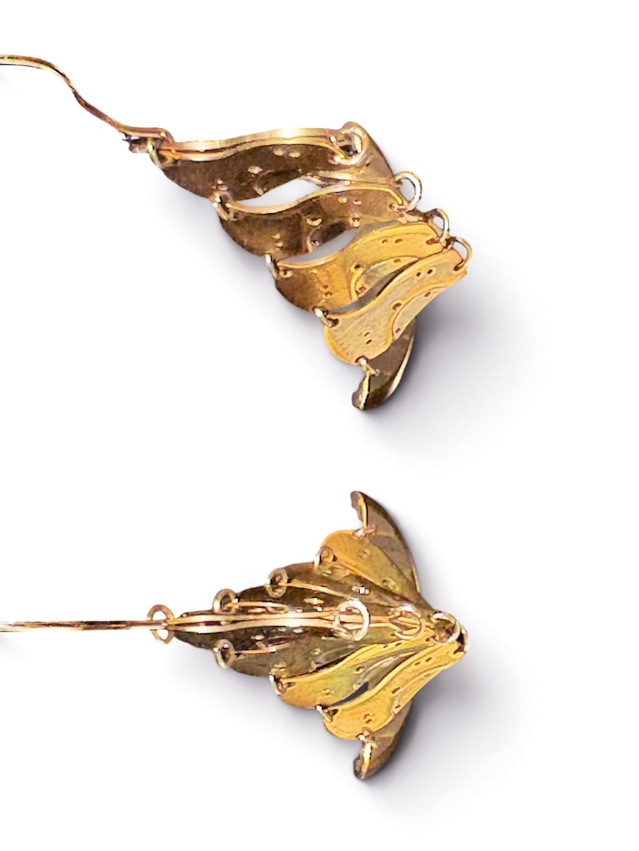 Kinetic Contemporary Earrings - Bitácora Collection - Flow