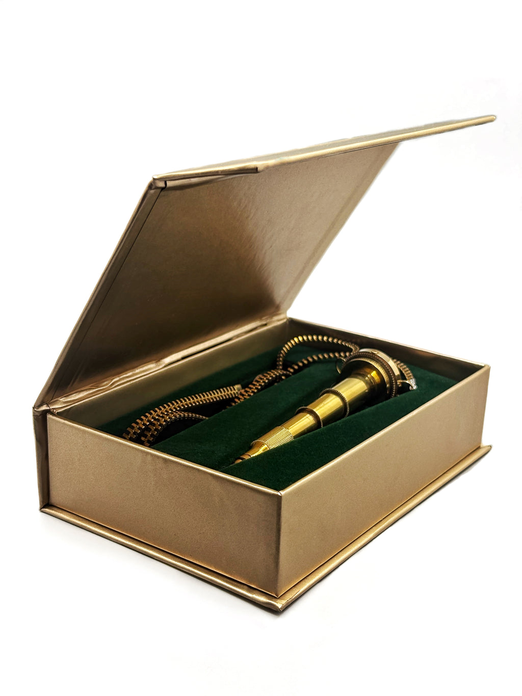 Sculptural Bronze Necklace - Linear Force and Mechanical Direction - Bitácora Collection - Propulsion