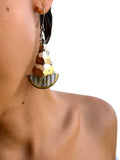 Kinetic Contemporary Earrings - Bitácora Collection - Flow