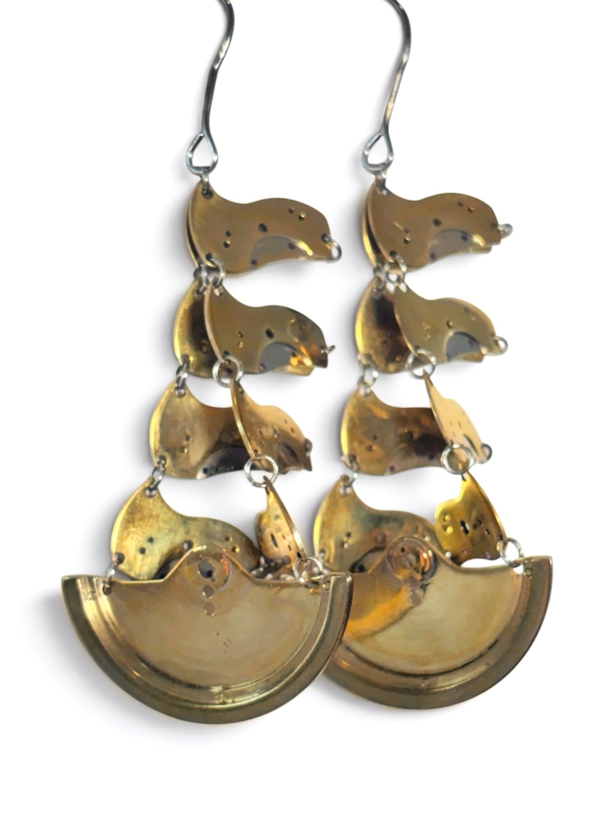 Kinetic Contemporary Earrings - Bitácora Collection - Flow