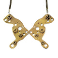 Butterfly – Bronze Necklace – Articulated Mechanical Butterfly – Logbook Collection