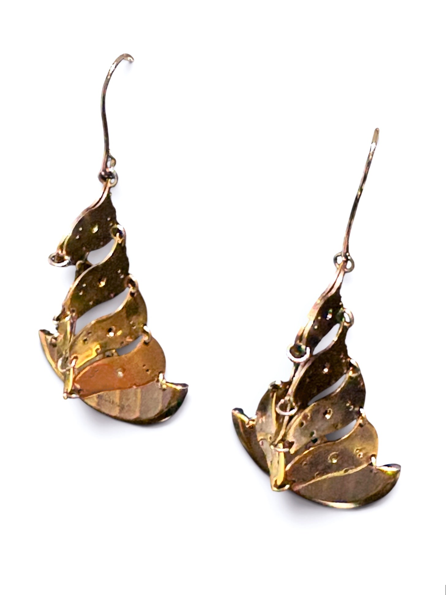 Kinetic Contemporary Earrings - Bitácora Collection - Flow