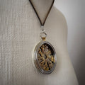 Mechanical Core Pendant - Radial Watch Movement Composition - Bitácora Collection - Nucleus