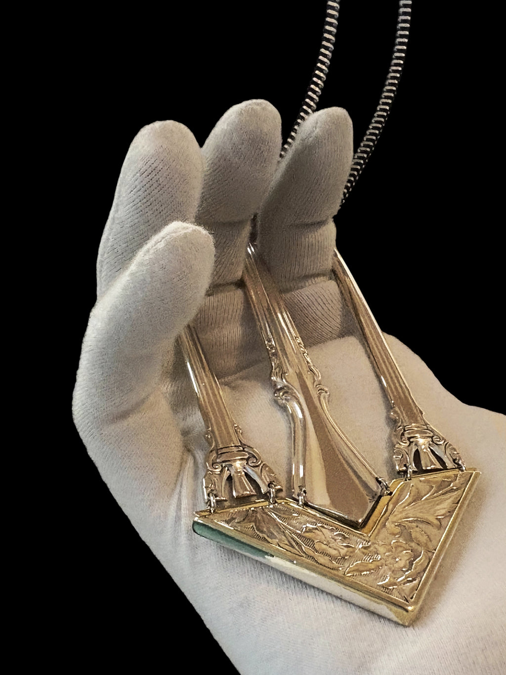 Triptych - Sculptural Necklace - Body Structure - Bitácora Collection