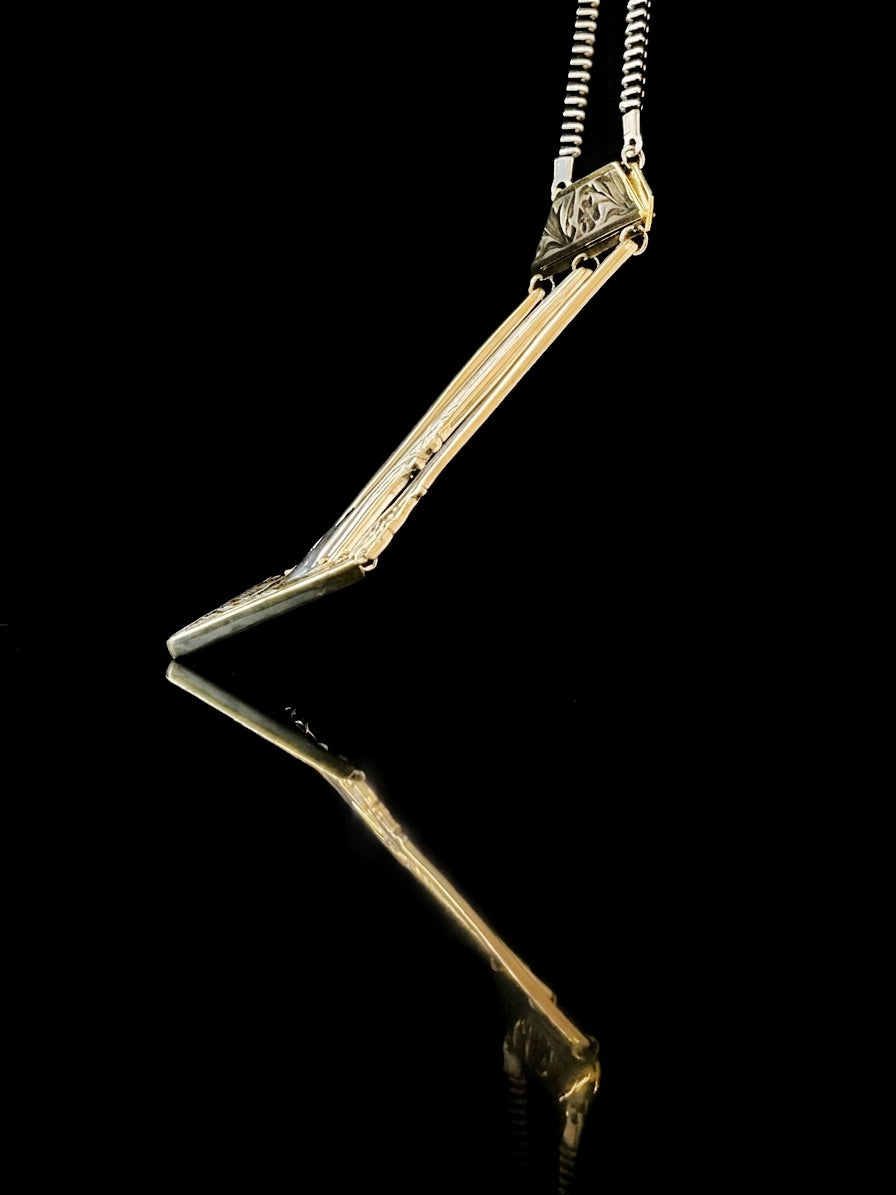 Triptych - Sculptural Necklace - Body Structure - Bitácora Collection