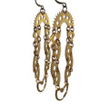 Arches – Statement Brass Earrings Bronze Watch Gears | Arch-Inspired Design
