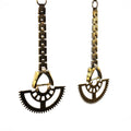 Zenith – Ascending Brass Earrings with Rotor Geometry | Elevated Design